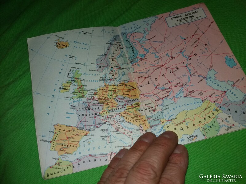 1985. Mini atlas cartography company issued a limited number of mini map images