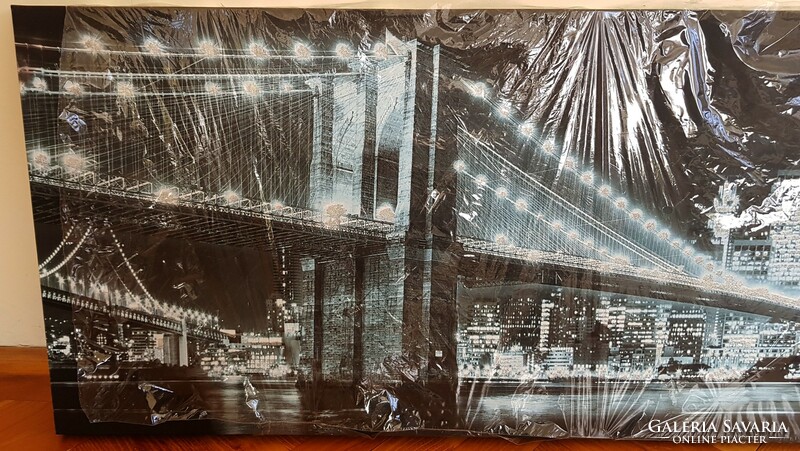 Kép falra ( vászon; "Brooklyn Bridge" )  új !