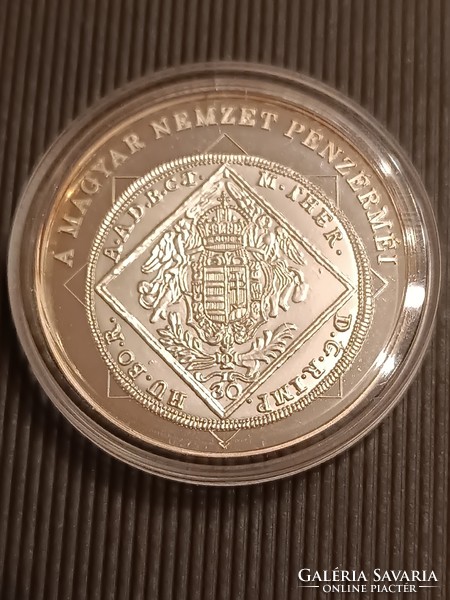 The introduction of uniform mintmarks for the coins of the Hungarian nation. 999 Silver