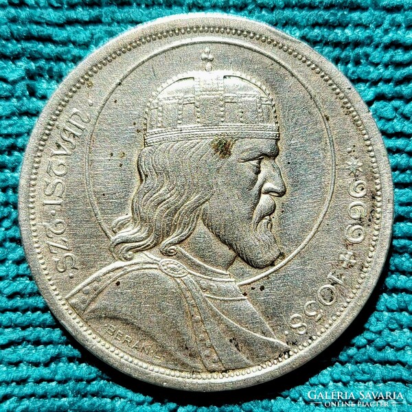Szent István 5 Pengő 1938 (ezüst)