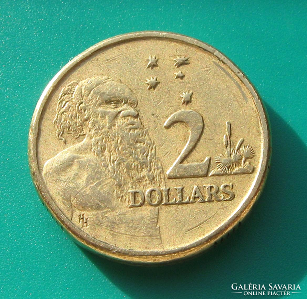 Australia - $2 - 1988 - Indigenous Australian - ii. Queen Elisabeth