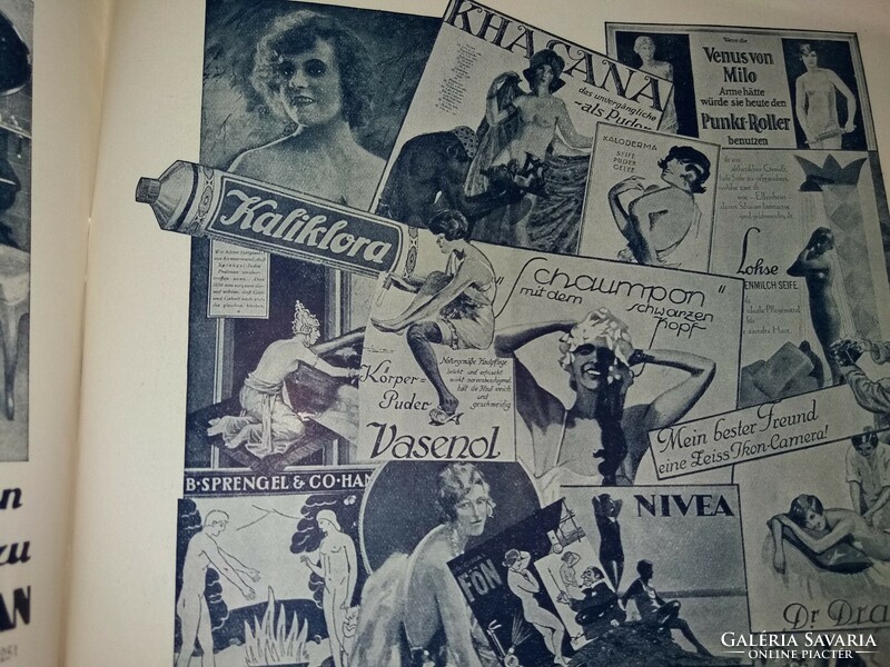 1927. Vintage antique german lachendes leben naturist adult erotic magazine in pictures