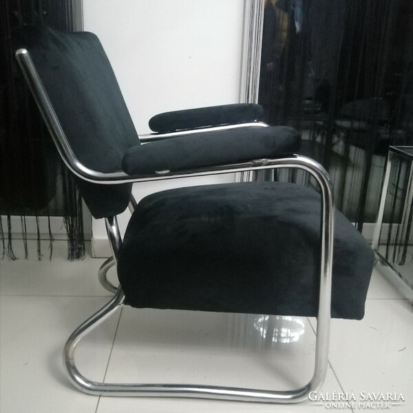 Between 1920-1930 Bauhaus chrome tubular frame armchair / pcs