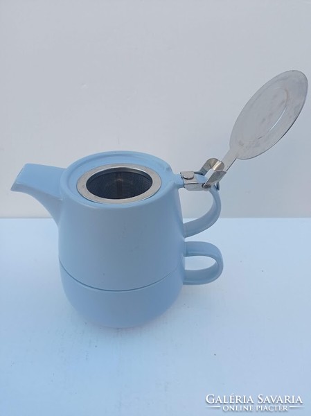 Turquoise blue mawell williams porcelain tea set