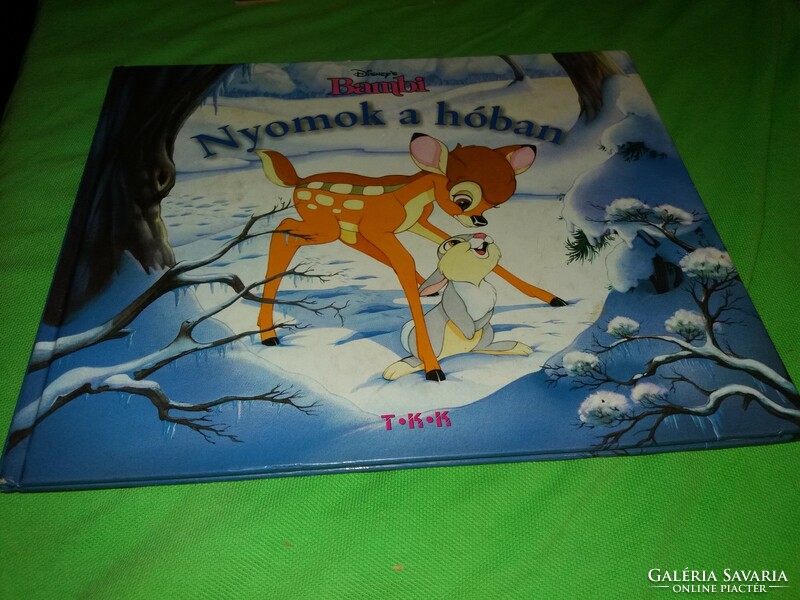 2001. Classic disney - bambi - traces in the snow picture book according to the pictures