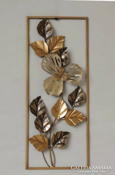 Metal wall decoration: flowers 5 (90023)