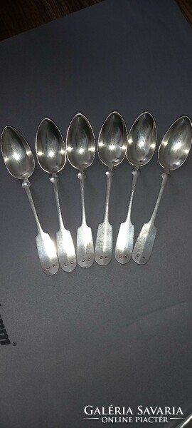 Set of 6 tea spoons