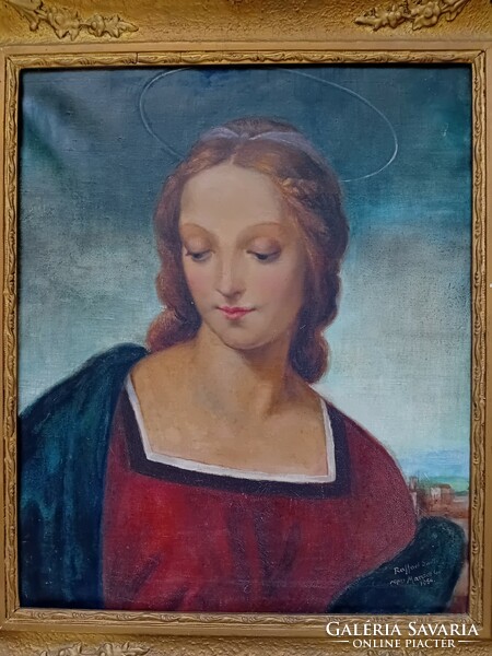 György Marczell : raffaello santi : penitent Magdalene copy