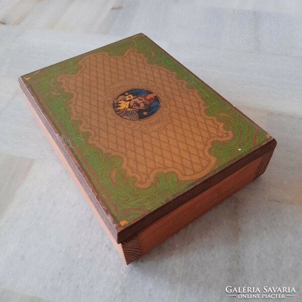 Wooden card holder box
