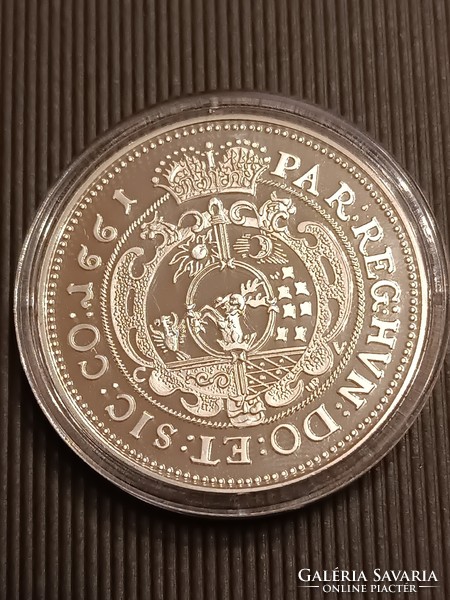 Magyar tallérok utánveretben Kemény János tallérja 1661. 999 ezüst