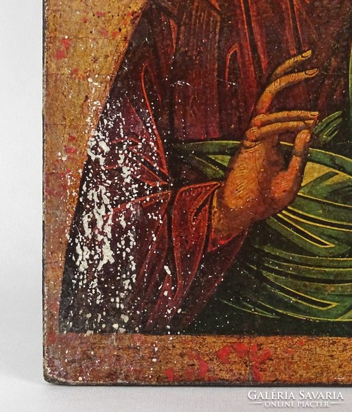 1R121 Jézus ikon fatáblán 35 x 27 cm