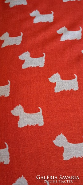 Terrier dog women's scarf, stole (l4659)
