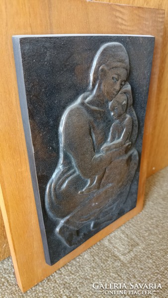 Bronze/alloy relief wall picture