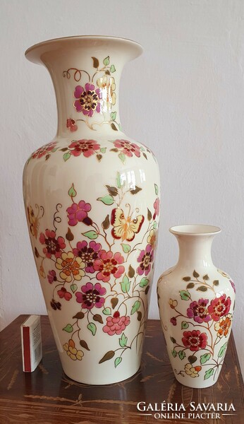 Zsolnay hatalmas pillangós váza (35 cm)