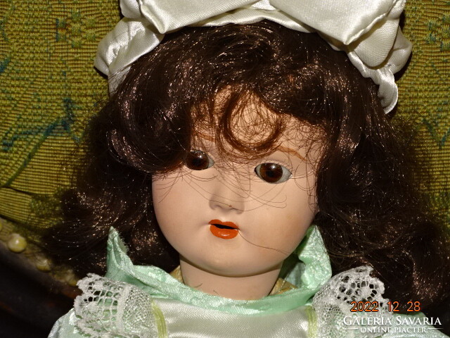 Doll with antique porcelain head Schoenau&Hoffmeister Germany 49 cm !!! From 1909!!!