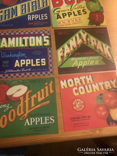 Original wooden apple crate label 1920-1950