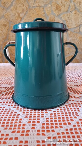 2 Liter enamel grease bucket