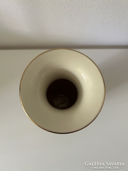 Zsolnay virág mintás porcelán váza 871/0/2011