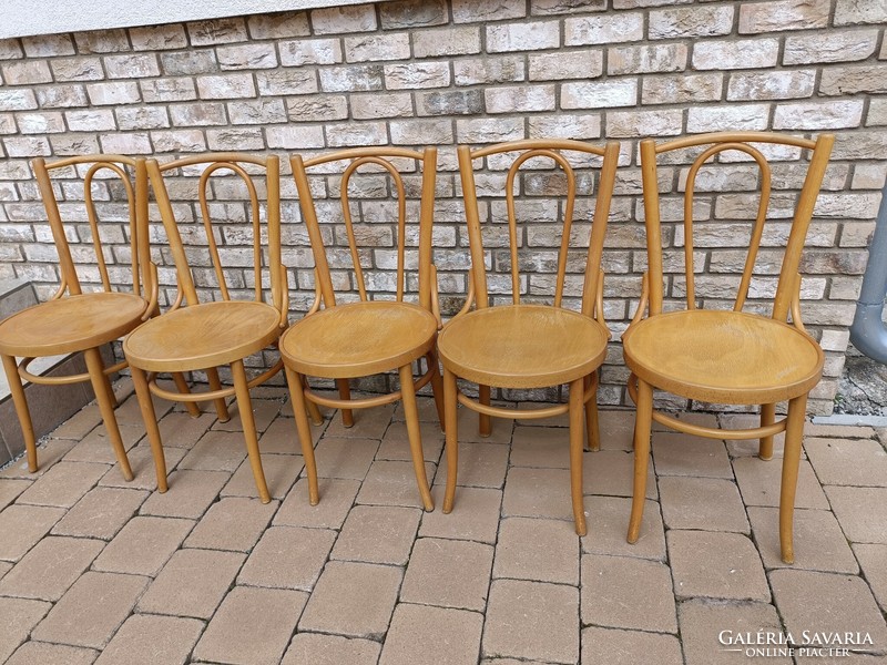 Thonet chairs retro Czech Czechoslovakia mid century