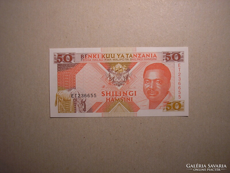 Tanzánia - 50 Shilingi 1993 UNC