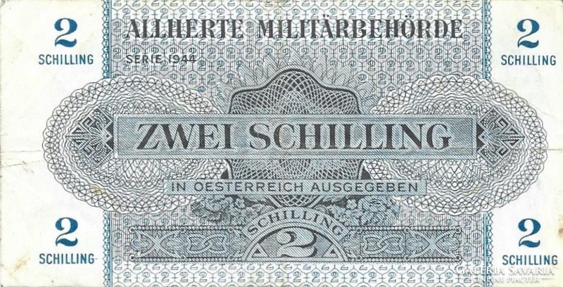 2 schilling 1944 Militarbehörde Ausztria