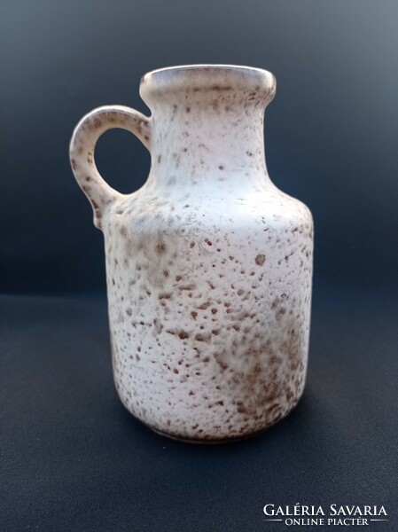 Retro mid century west germany fat lava ceramic jug vase
