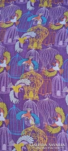 Women's scarf with small bird cage, stole (l4646)