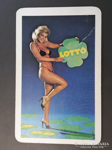 Kártyanaptár 1980 - Boldog új évet kíván a Sportfogadási és Lottó Igazgatóság feliratos zsebnaptár
