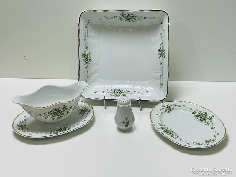 Erika pattern dinnerware set with extras / 38 pcs /