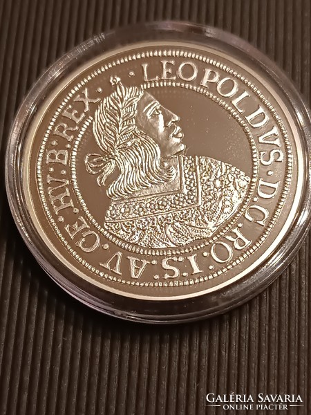 Magyar tallérok utánveretben I. Lipót 1662. 999 ezüst