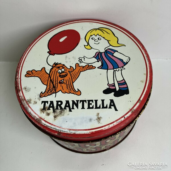 Tarantella retro cookie box - pom pom fairy cookies - biscuit box