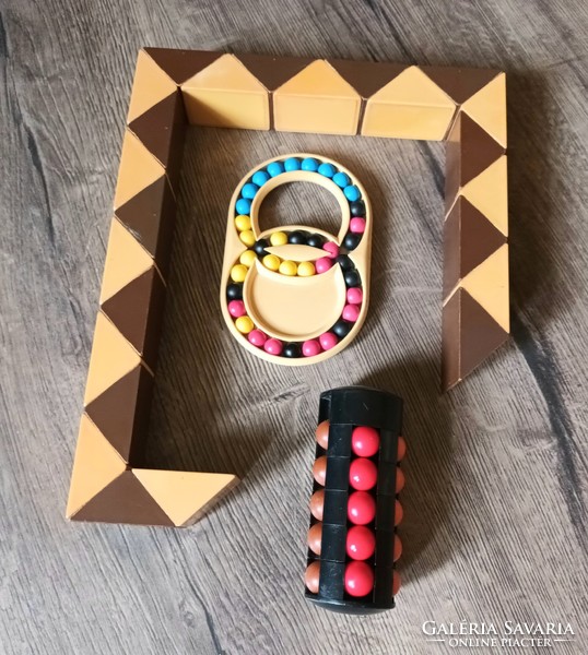 Retró Rubik logikai játékcsomag