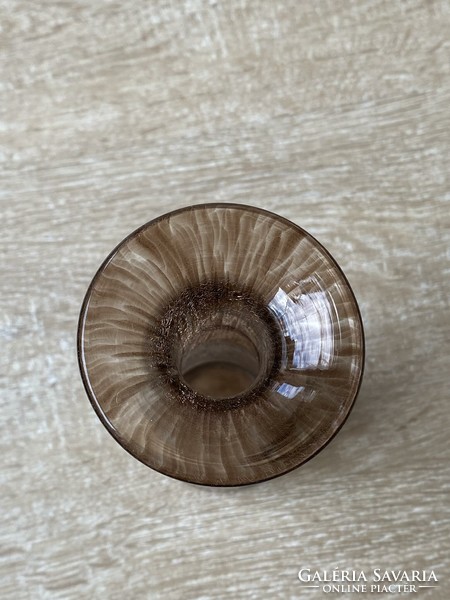 Karcagi fátyolüveg váza - ritka