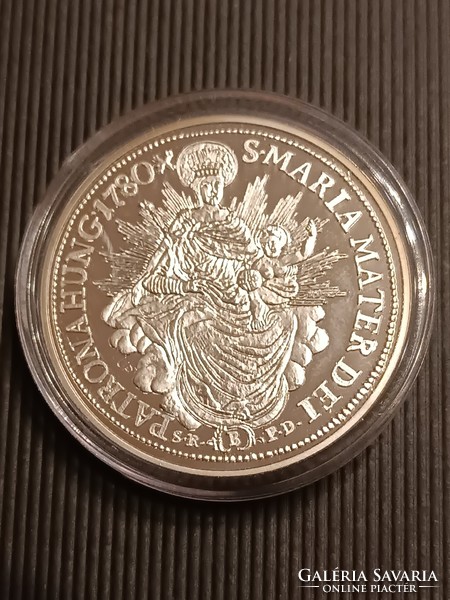 Magyar tallérok utánveretben Mária Terézia tallérja 1780. 999 ezüst