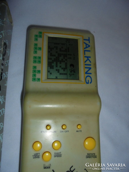 Brick game talking - vintage brick game, in Tetris box - 1990s