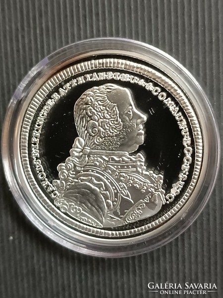 Hungarian thalers minted Duke Károly Batthyány 1764 .999 Silver