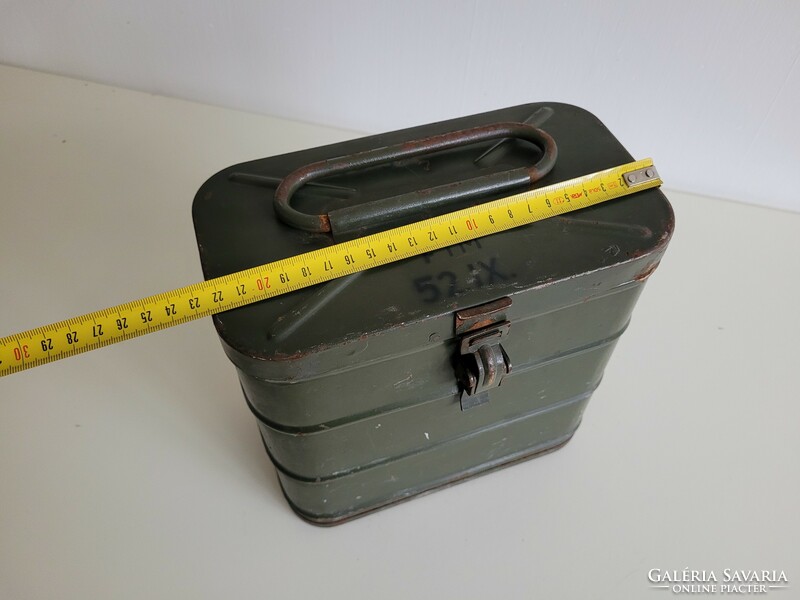 Old military metal ammunition chest stack