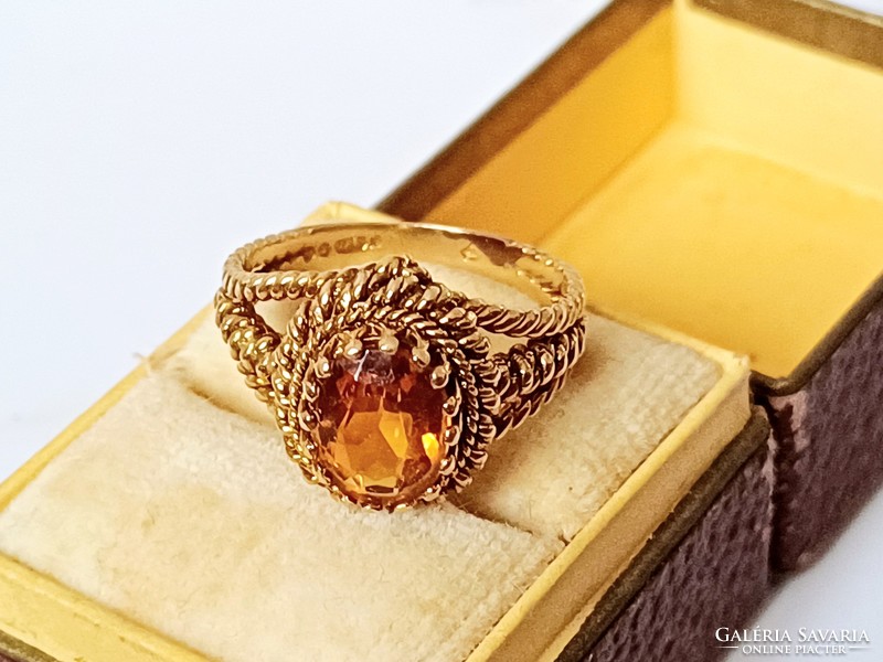 9 karátos női arany gyűrű