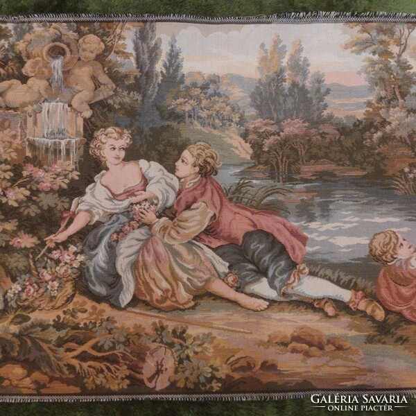 Spectacular tapestry, tapestry. Baroque. Tapestry. Putts.