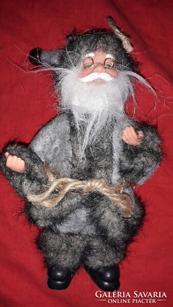 Antique hanging Santa figure with rattle in very nice condition, 16 cm according to the pictures