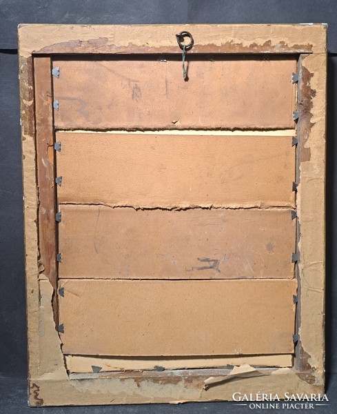 Apfel Sándor: Erdei tájkép (régi akvarell) XX. század első fele