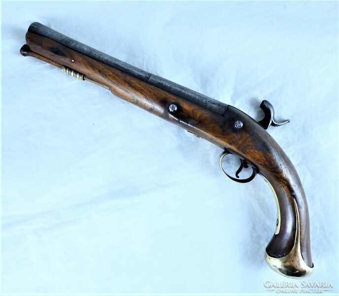 Gorgeous front-loading pistol, approx. 1780!!!