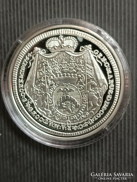 Magyar tallérok utánveretben Batthyány Károly herceg tallérja 1764 .999 ezüst