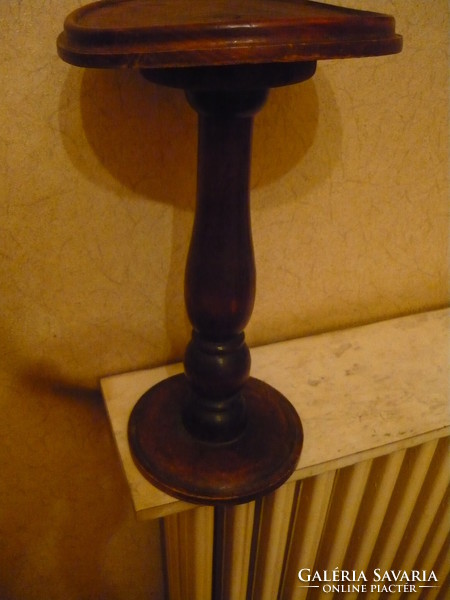 Old wooden pedestal