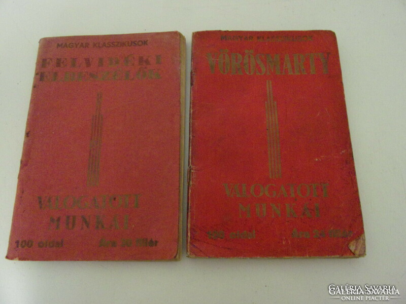 2 booklets of Hungarian classics