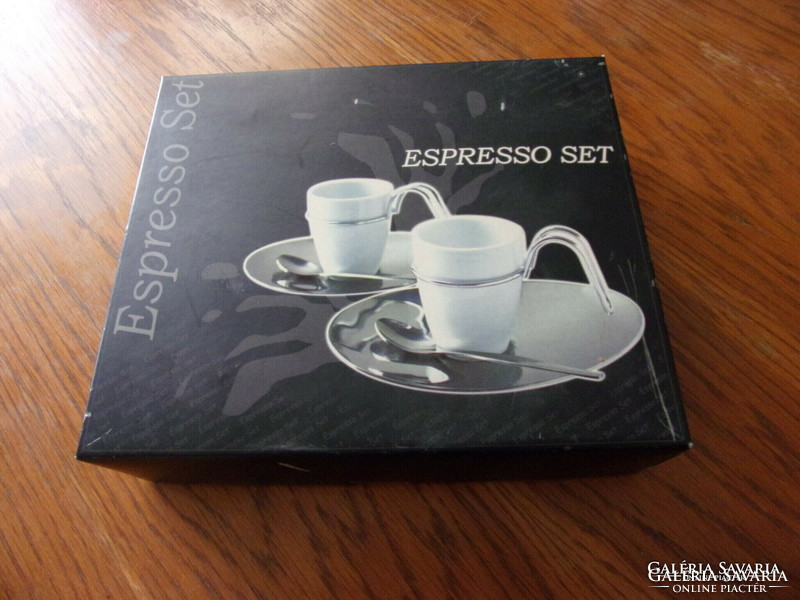 Espresso set in box