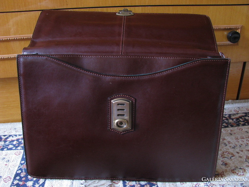 Beautiful genuine leather briefcase brand new