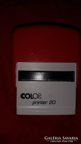 Retro MINŐSÉGI COLOP printer 20 automata bélyegzőház hibátlan 8 x7 cm a képek szerint