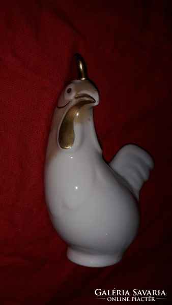 Golden Crested Raven House art deco porcelain hen bird figurine 12 cm as shown in the pictures