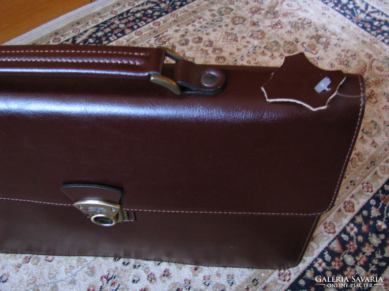 Beautiful genuine leather briefcase brand new